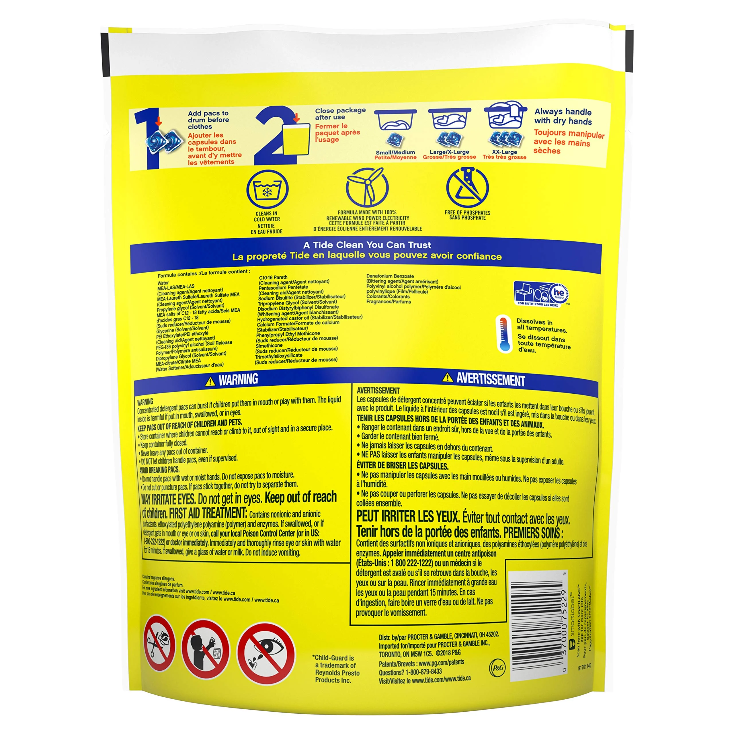 Tide Simply Pods Oxi + Ultra Stain Release Liquid Laundry Detergent Pacs, Refreshing Breeze, 32 Count