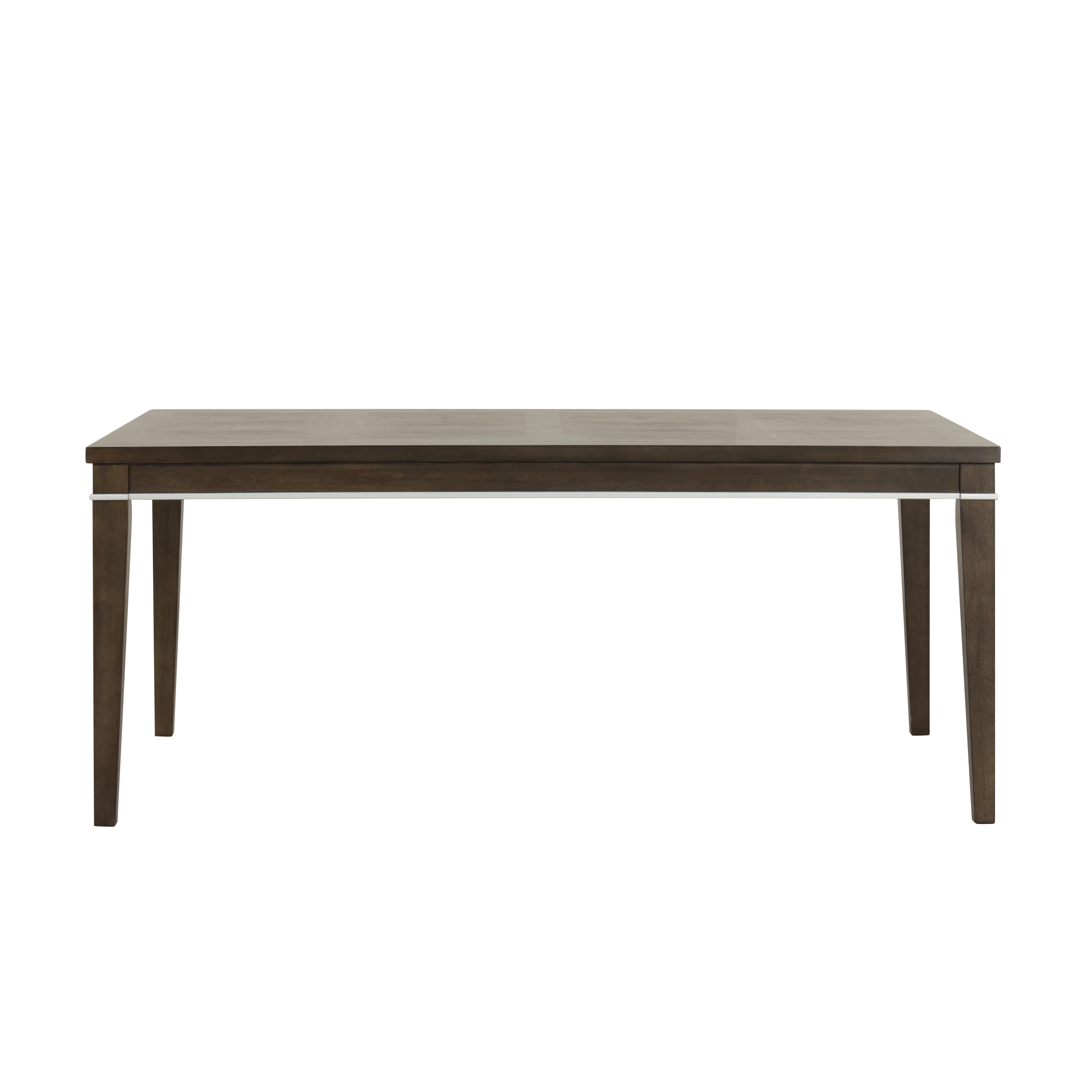 Roundhill Furniture Aberll Wood Dining Table, Gray
