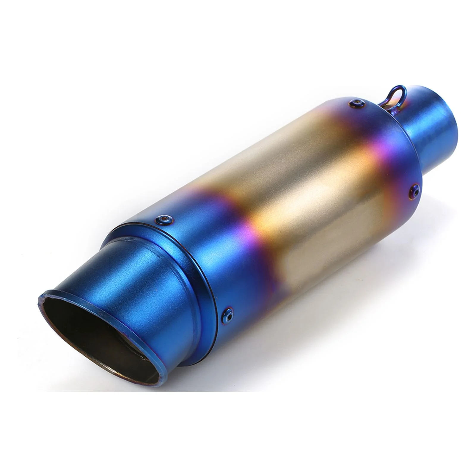 Nebublu Motorcycle exhaust pipe,Tail Refit Muffler Buzhi Pipe Tail Refit Muffler Fit Atv 38-51mm Universal Pipe Qisuo 38-51mm Pipe Laoshe
