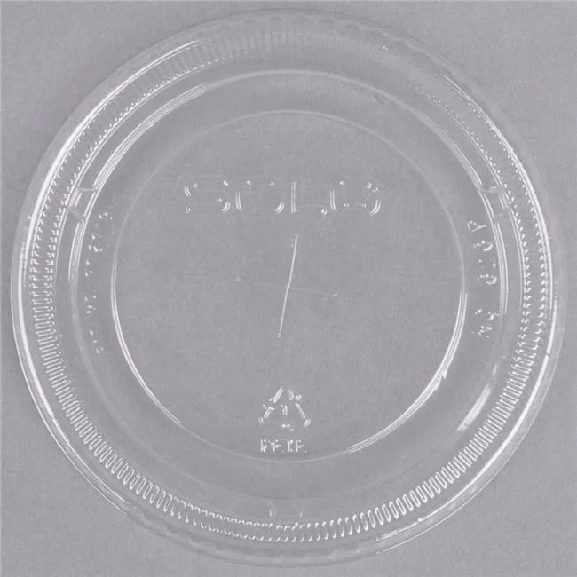 626TS CPC Solo Ultra Lid Straw Slot - Clear, Case of 1000