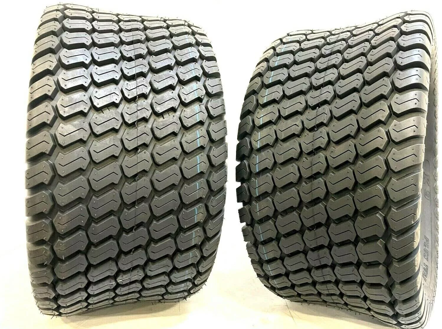 Two 26x12.00-12 Lawn Tractor Tires Turf Mower 26x12-12 Heavy Duty 26x12-12