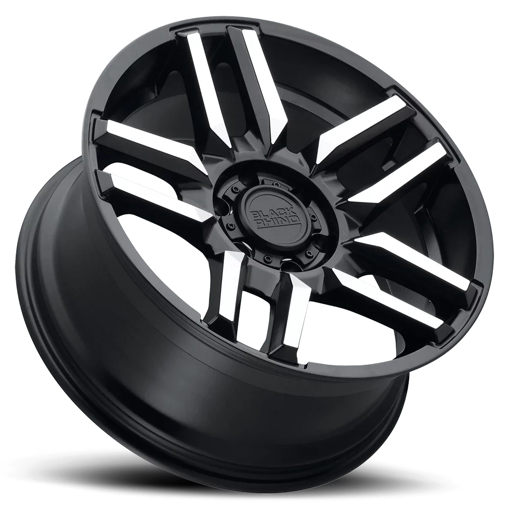 Black Rhino Cast Aluminum Rim BRMSA 17X8.5 5X5.0 M-BLK-MCH -18MM, 1785MSA-85127F71