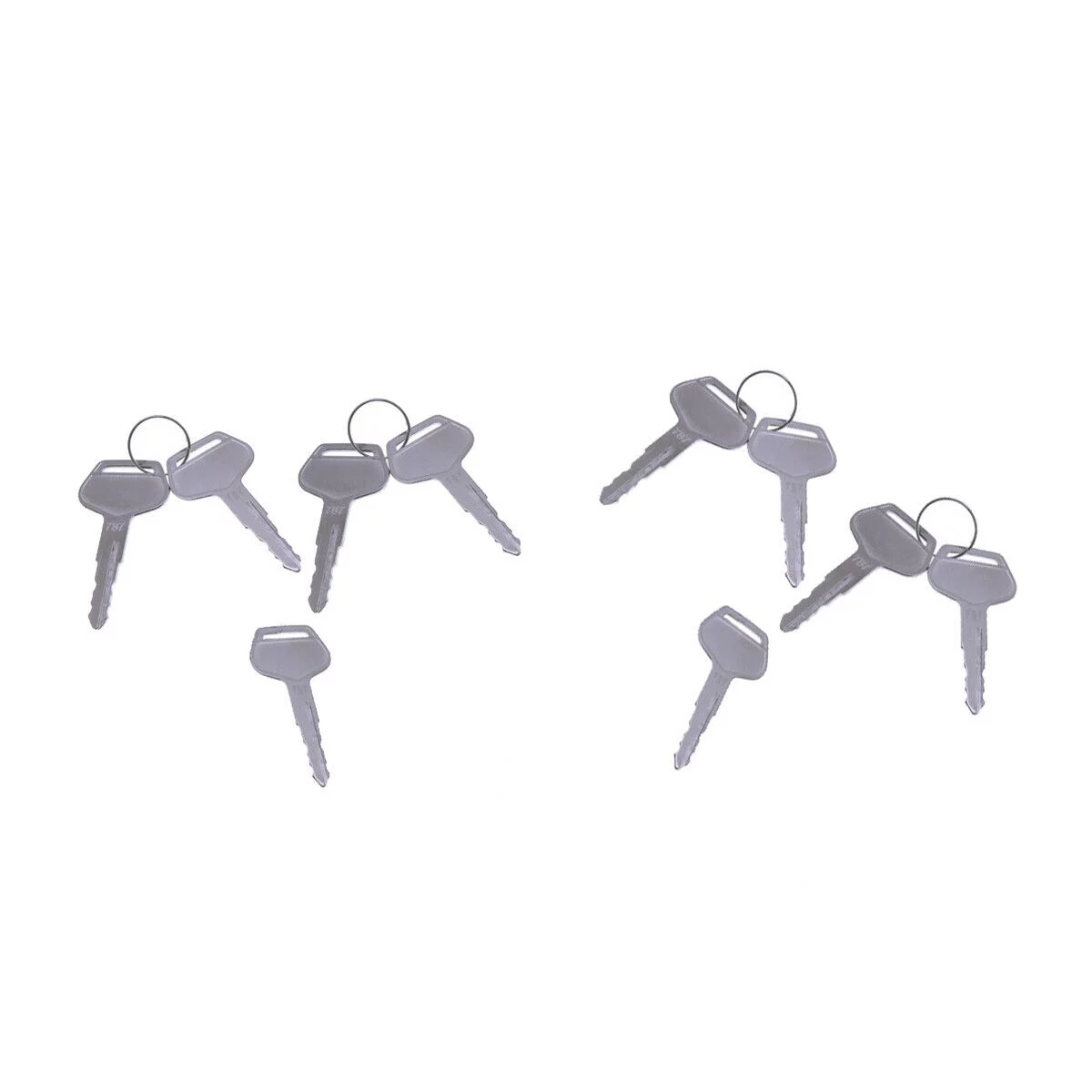 10Pcs Keys Heavy Equipment Key 787 Fit most of Komatsu Equipment