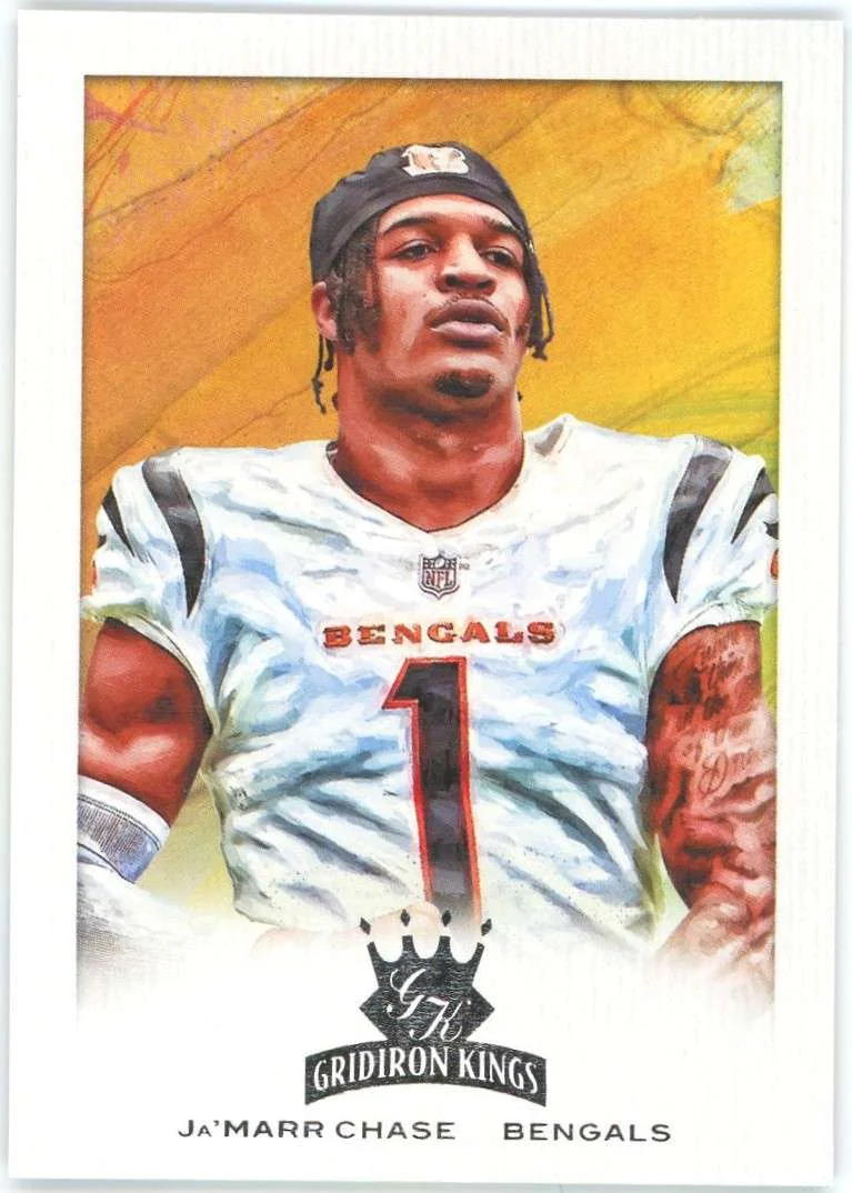NFL 2021 Panini Chronicles Donruss  Ja'Marr Chase GK-24 (Rookie, Gridiron Kings)