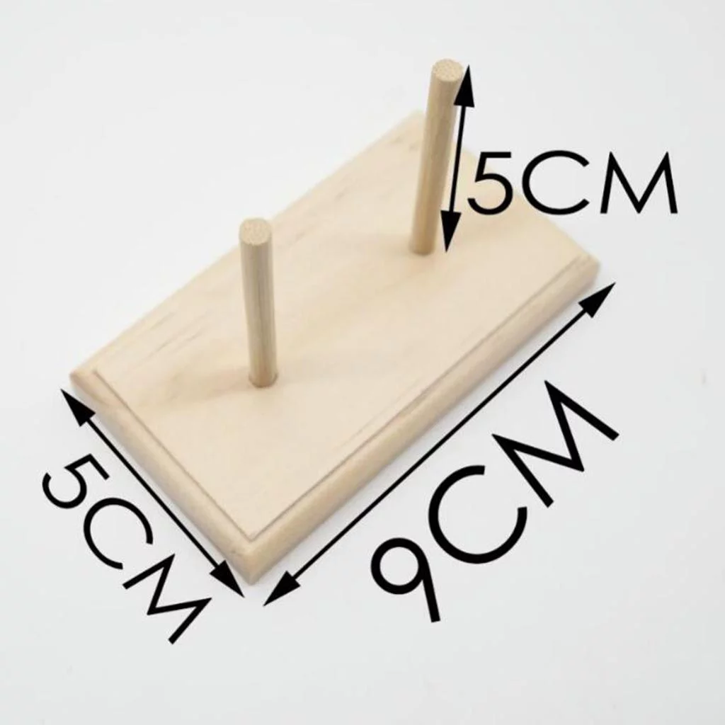 Wooden Yarn & Thread Holder 9x5x5cm