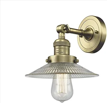 Innovations 203-AB-G1-LED Halophane 1 Light Sconce part of the Franklin Restoration Collection, Antique Brass