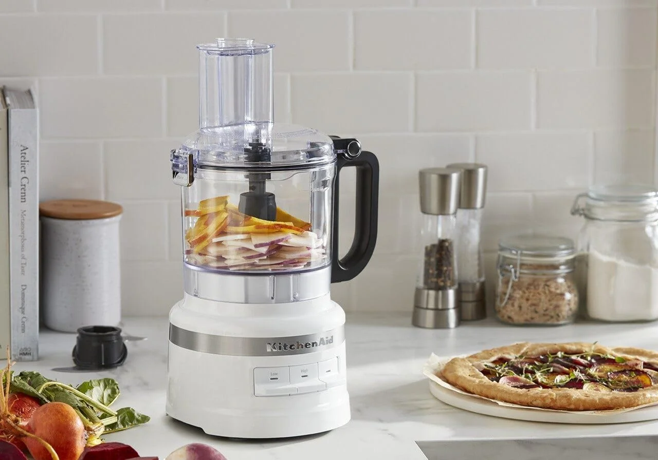 QINBI 7-Cup Food Processor KFP0718WH, White