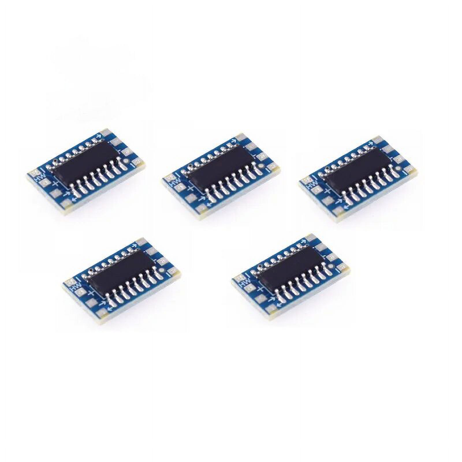 (5 PCS) Mini RS232 To TTL Level Conversion MCU Board Electronic Module MAX3232CSE Chip Serial Converter Board Adaptor 3V~5V 120kbps