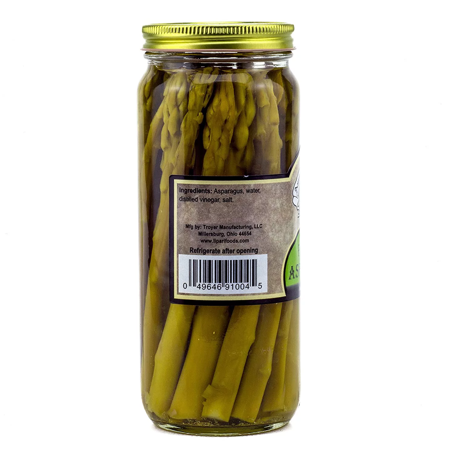 Amish Wedding Naturally Good Zesty Pickled Asparagus,- 2-Pack 16 oz. Jars