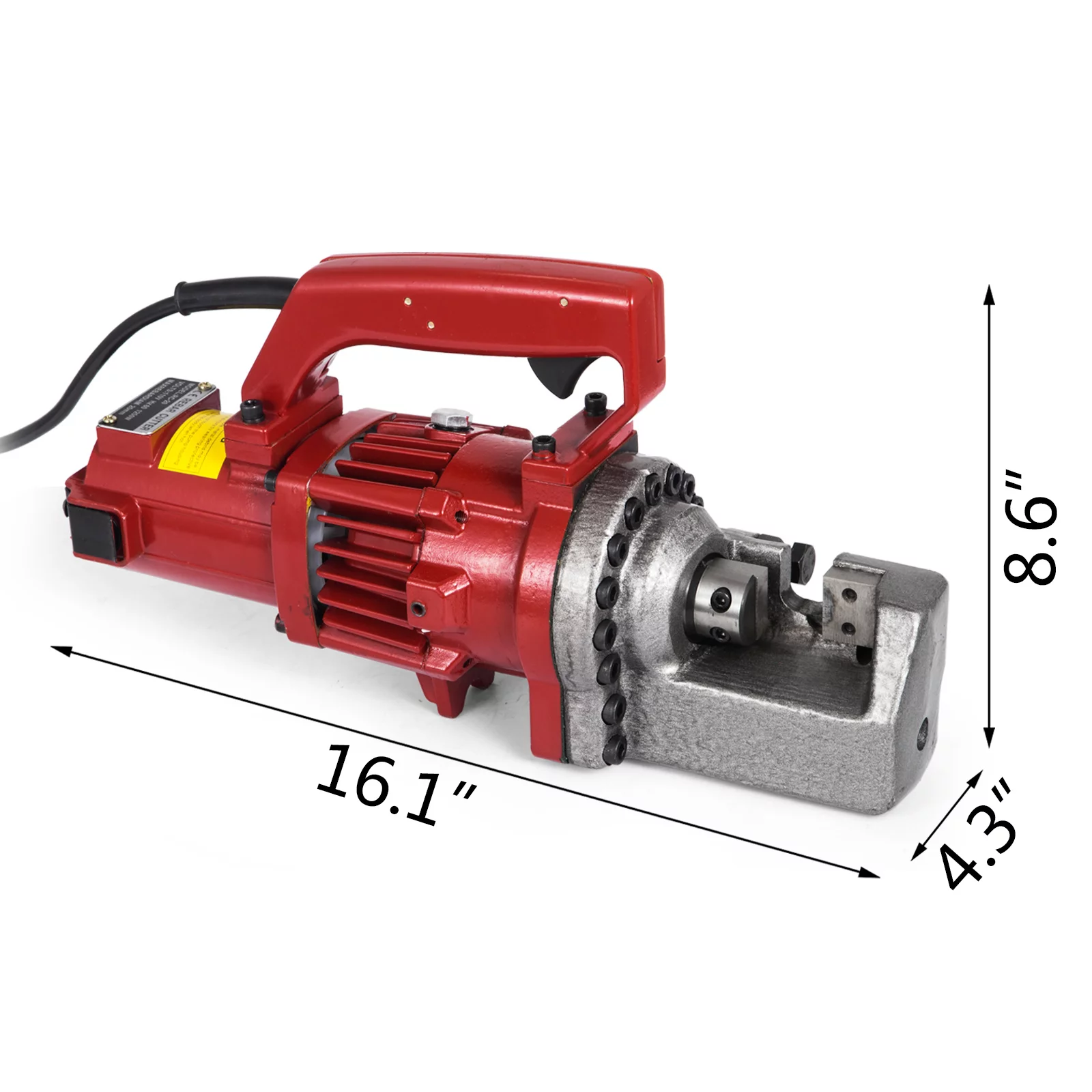 VEVOR Electric Hydraulic Rebar Cutter, 1250W Portable Electric Rebar Cut 3/4