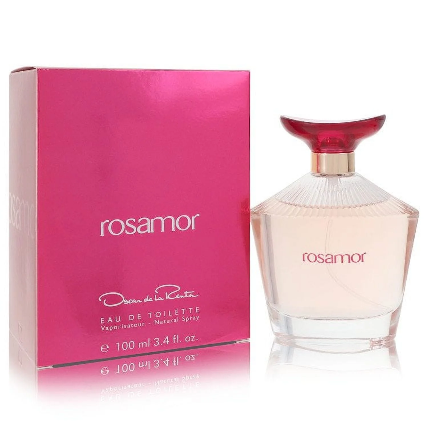 Rosamor by Oscar De La Renta Eau De Toilette Spray 3.4 oz for Women Pack of 3