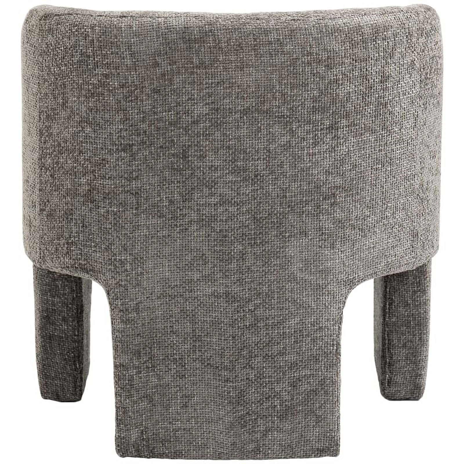 Meridian Furniture Sawyer Grey Chenille Fabric Accent Chair