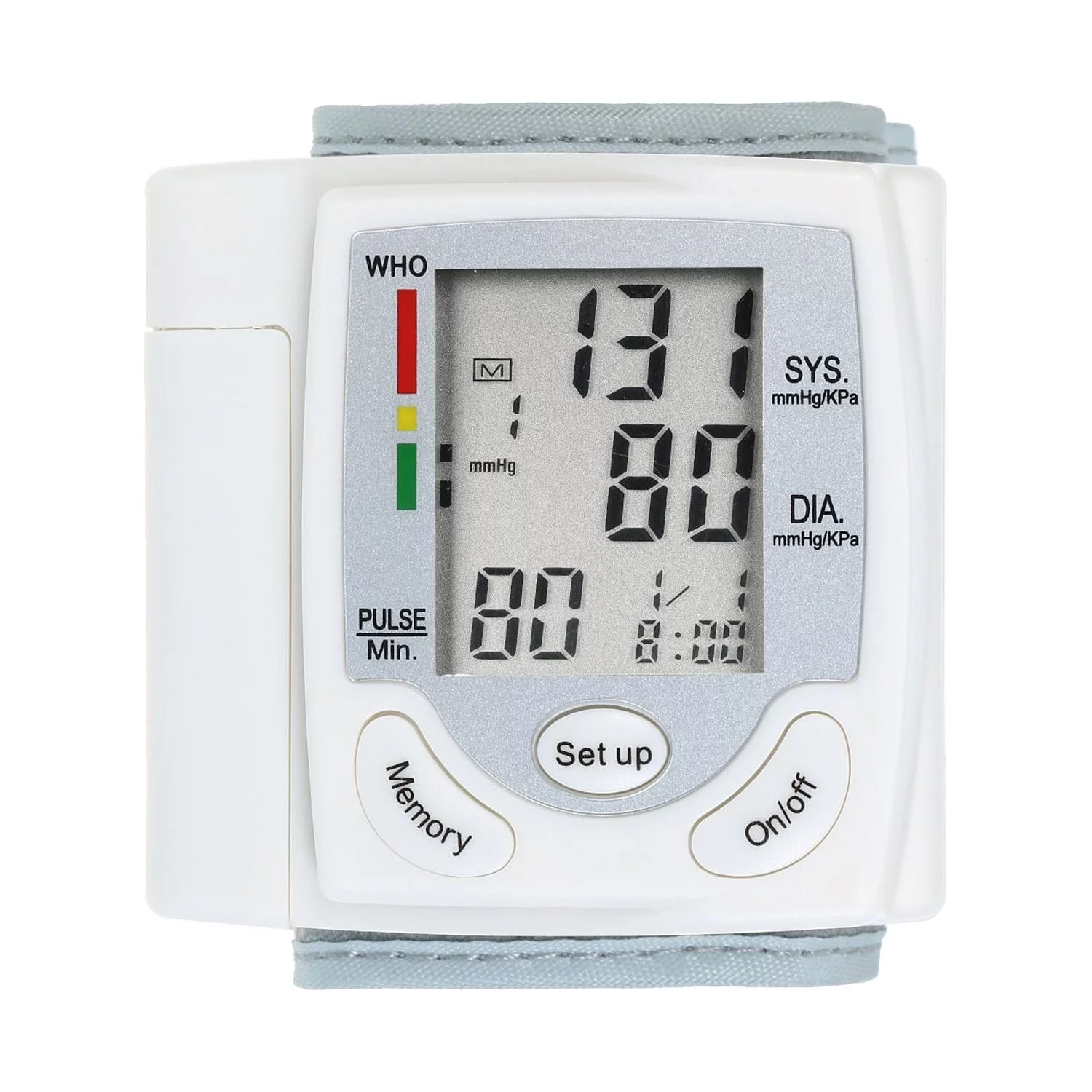 Tomshoo LCD Display Blood Pressure Monitor Wrist Pulse Meter Automatic Digital Pulsometer Sphygmomanometer Family Diagnostic-tool