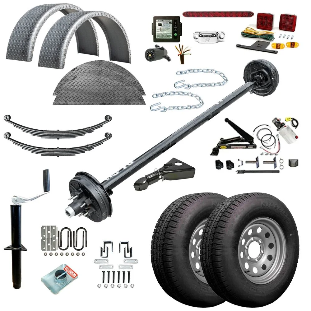 The Trailer Parts Outlet - AD08 - 8' x 5' Dump Bed Trailer Kit 5.2K DIY Master Plan