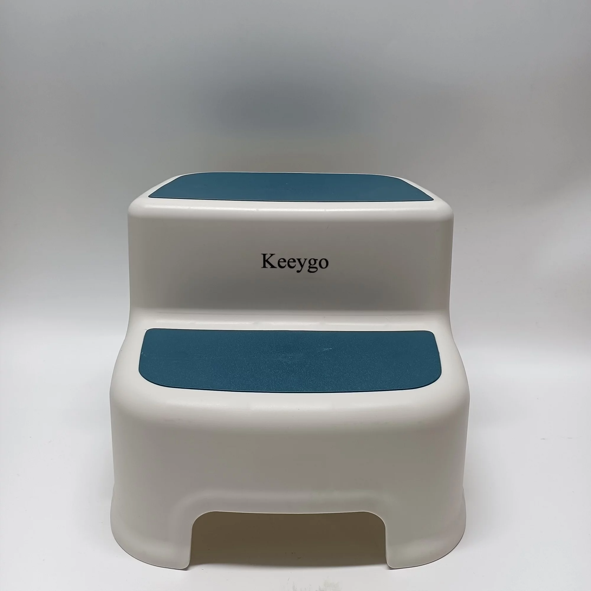 Keeygo 2 Step Stool for Kids and Toddler, Anti-Slip Sturdy Bathroom Toilet Step Stools, Double up Step Stool