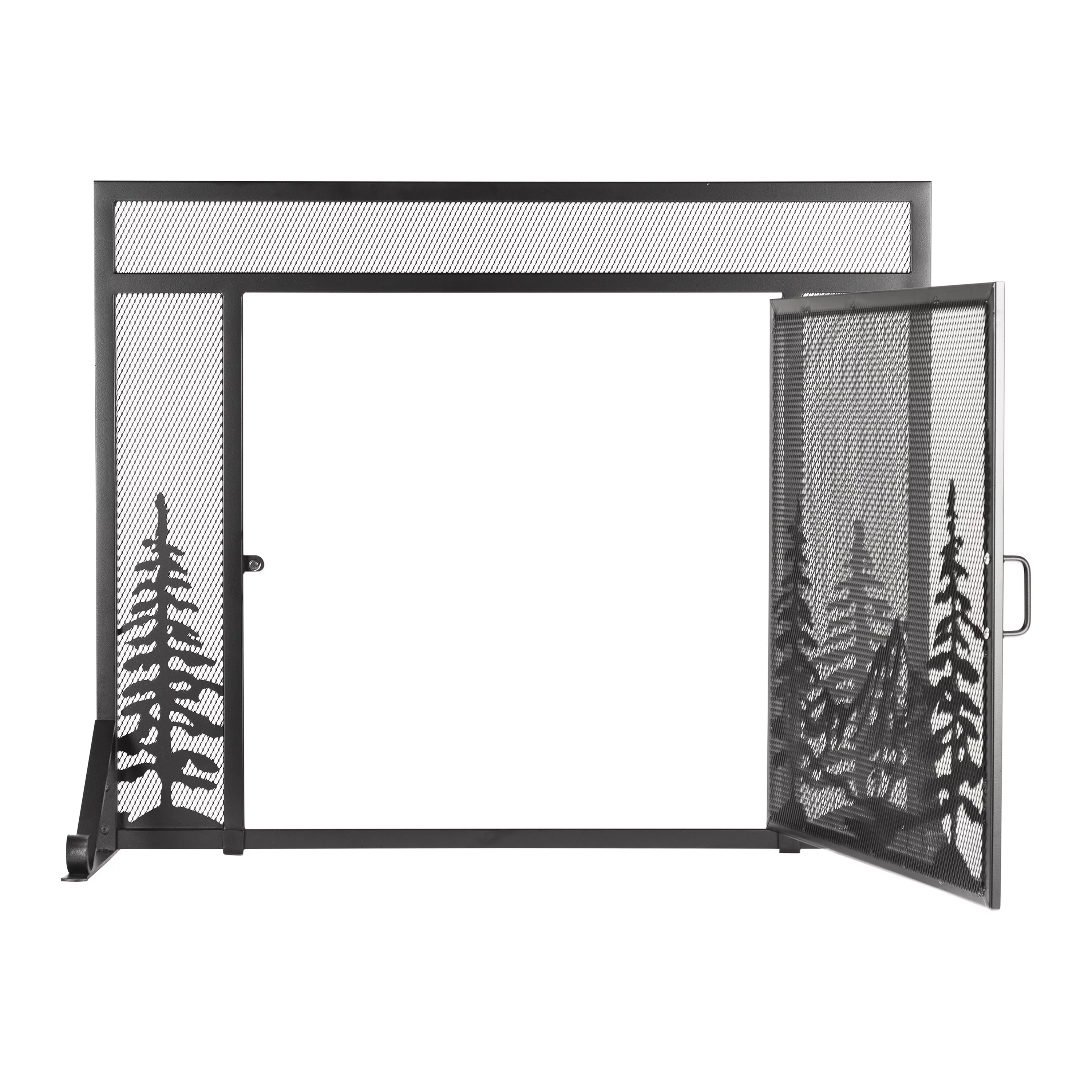 Pleasant Hearth Everest Mountain View Fireplace Screen