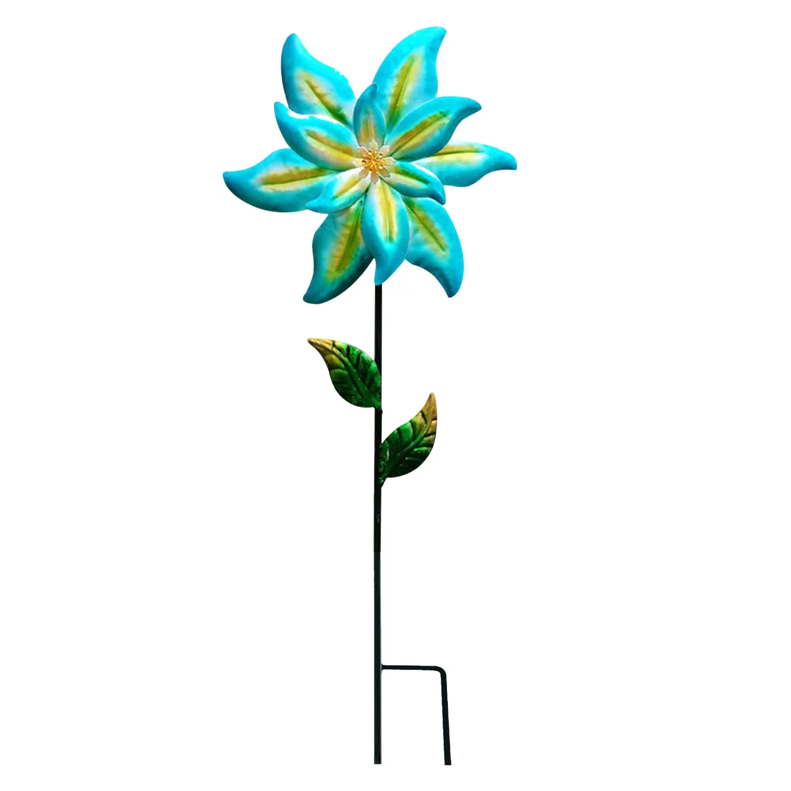 Yeetfub Artificial Flowers for Outdoors Flower Flower Outdoor Garden Stick Stake Decor Summer Metal Yard Artificial flowers for Wedding Home Faux Flowers Bulk Gift for Mothers Day