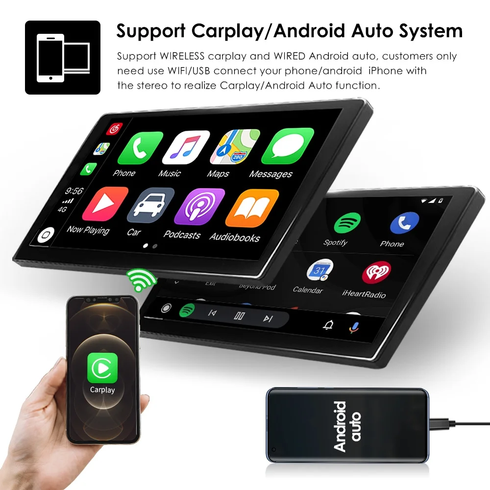 RoverOne Car Stereo CarPlay Android Auto for Mitsubishi Lancer 9 CS 2000 - 2010 GPS Navigation Bluetooth DSP Touch Screen Multimedia Video Player