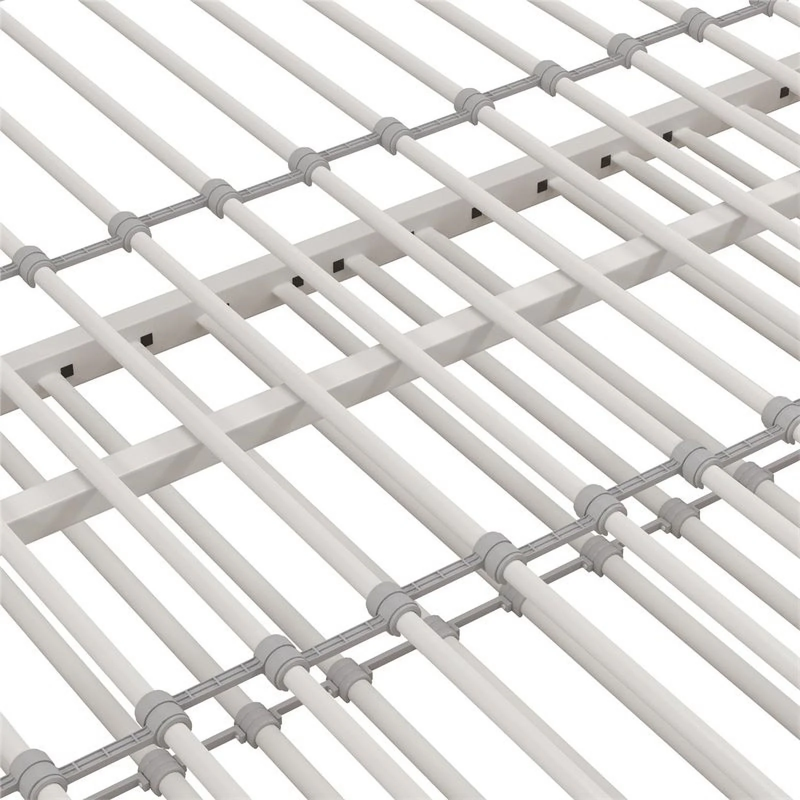 DHP Tatiana Metal Twin Daybed and Trundle in White