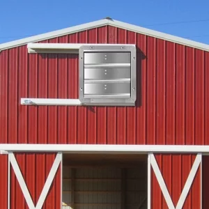 Artlia 7 Inch Shutter Exhaust Fan Aluminum,High Speed,2-PACK, Silver