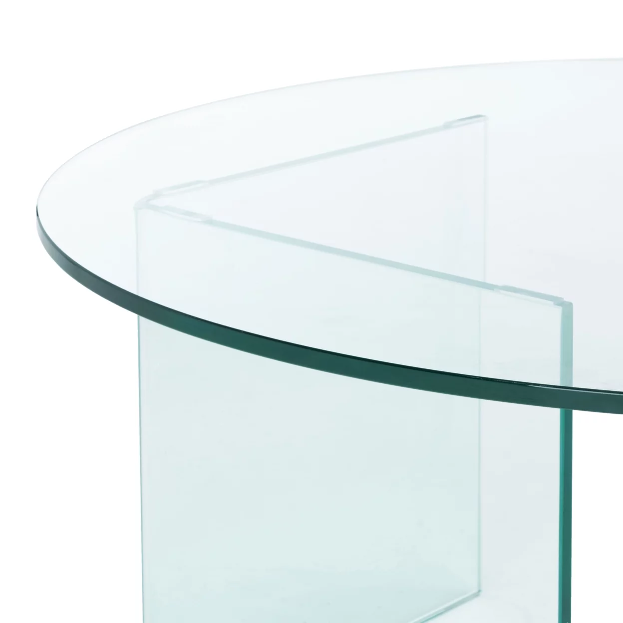 SAFAVIEH Bexon Tempered Glass Coffee Table Clear COF7301A-2BX