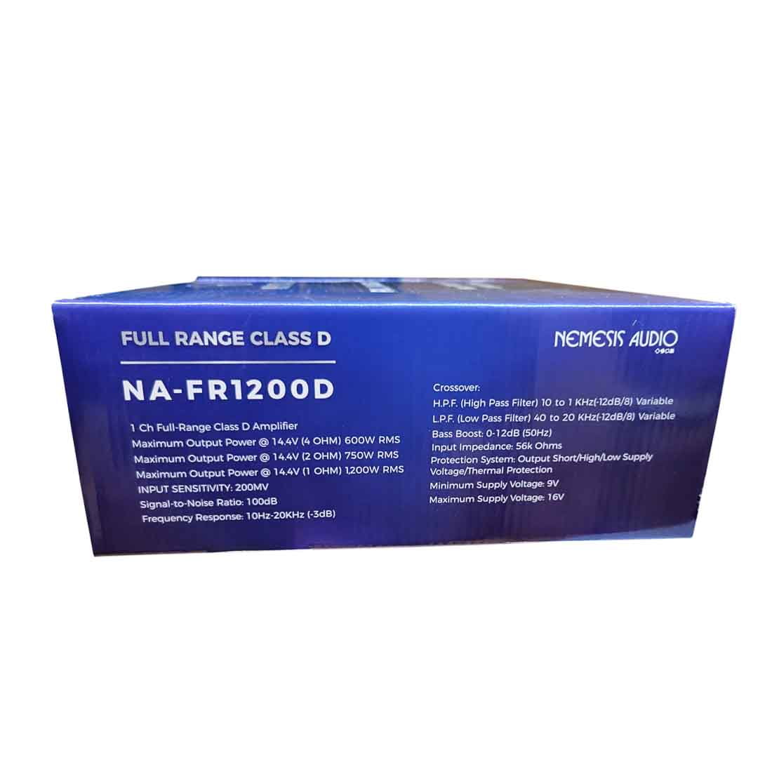 Nemesis Audio NA-FR1200D 1-CH Monoblock 1200W RMS Class-D Full-Range Amplifier