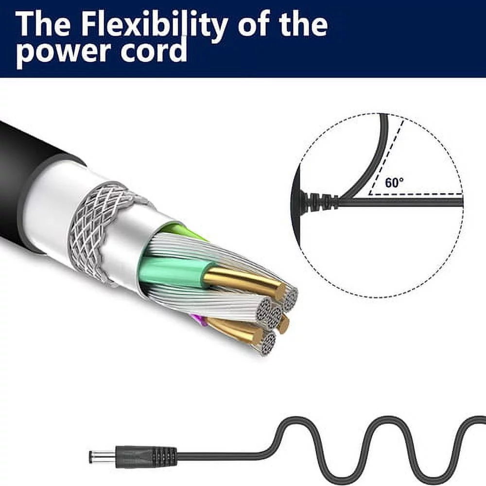 K-MAINS AC/DC Adapter Charger Power Replacement for Makita XRM08 XRM08B XRMO8 Job Site Speaker Cord