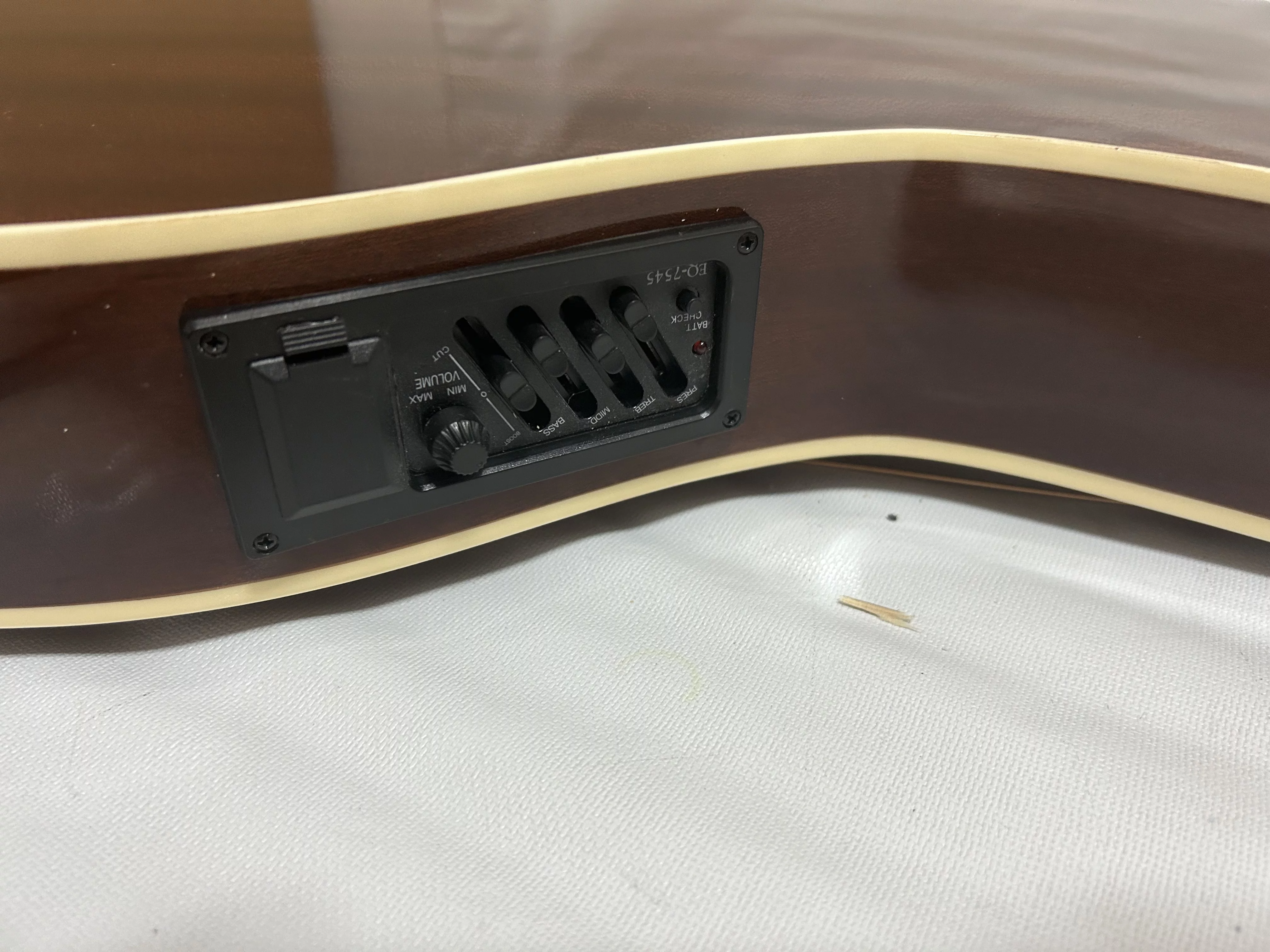 Professional Harp Guitar, Acoustic Electric Double Neck Guitar Free Padded Bag