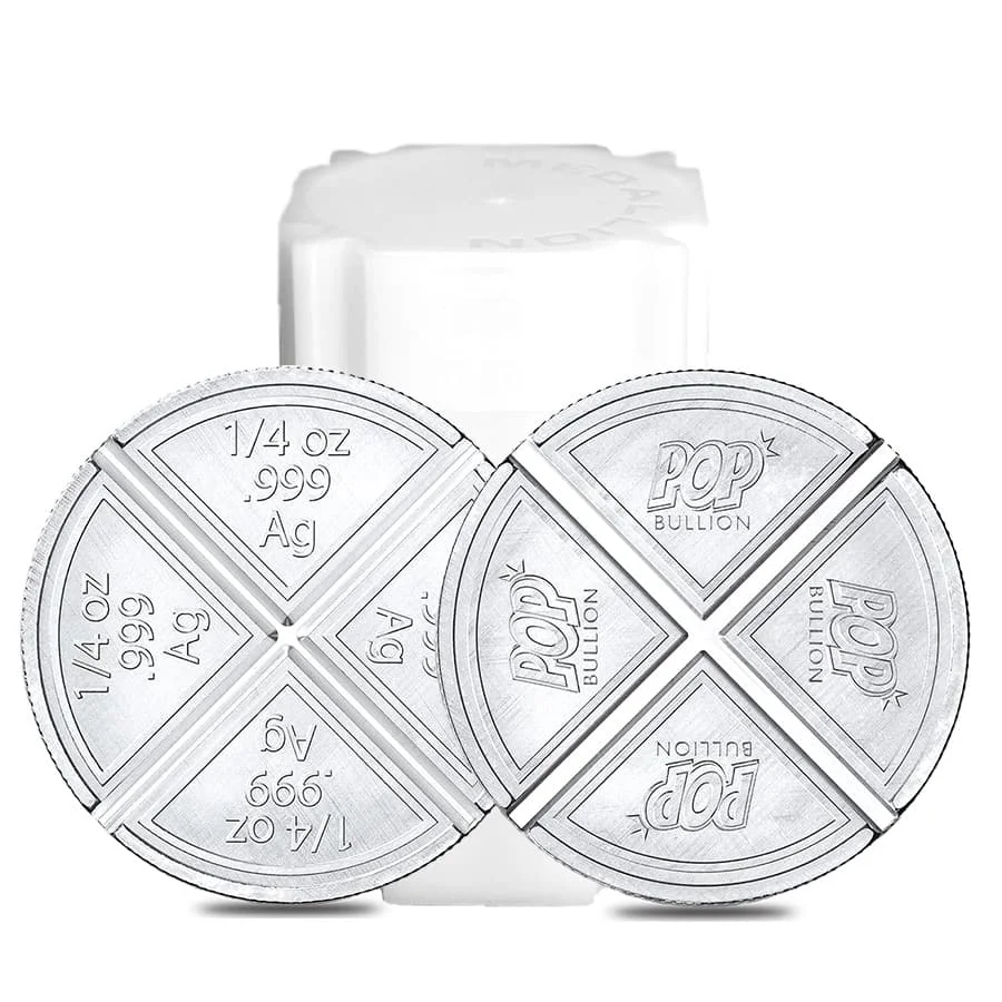 Lot of 100 - 1 oz Pop Bullion Divisible Silver Round .999 Fine