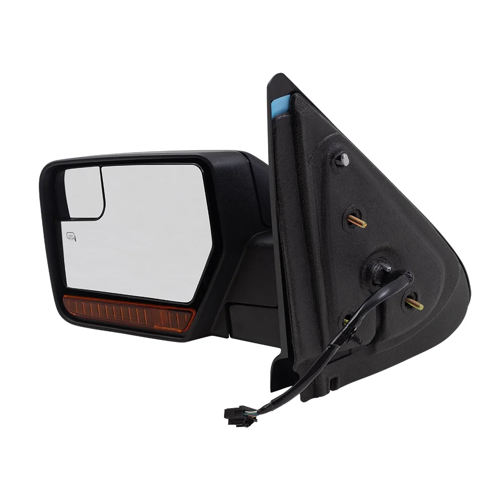 BROCK Pair Side Power Mirrors Replacement for 2012-2017 Ford Expedition Driver and Passenger Set Heated Signal Memory Spotter Glass Puddle Lamp Manual Folding CL1Z17683BA CL1Z17682BA