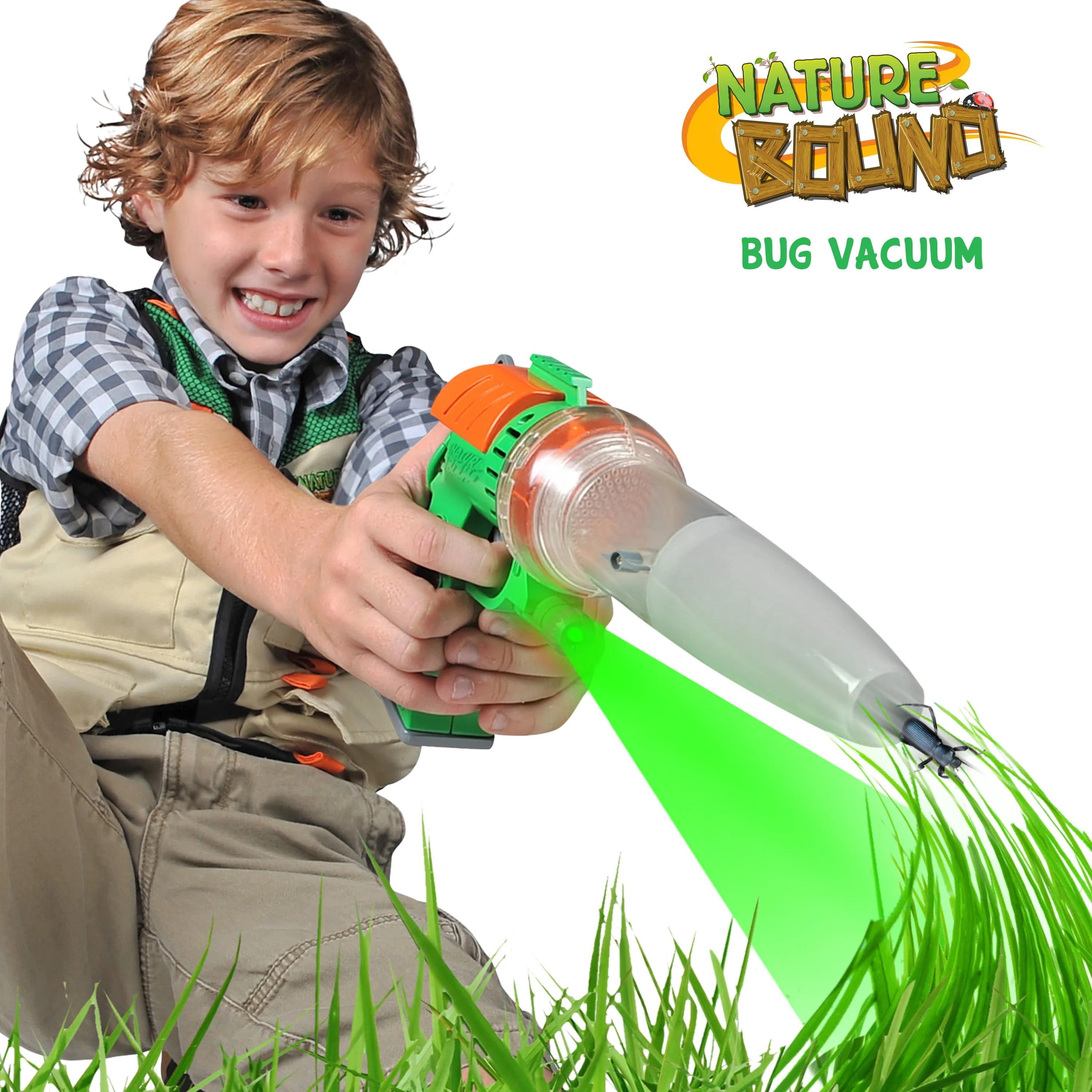 Toy Bug Vacuum by Nature Bound, Eco-Friendly for Indoor and Outdoor Use, Plastic, For Child Ages 6+
