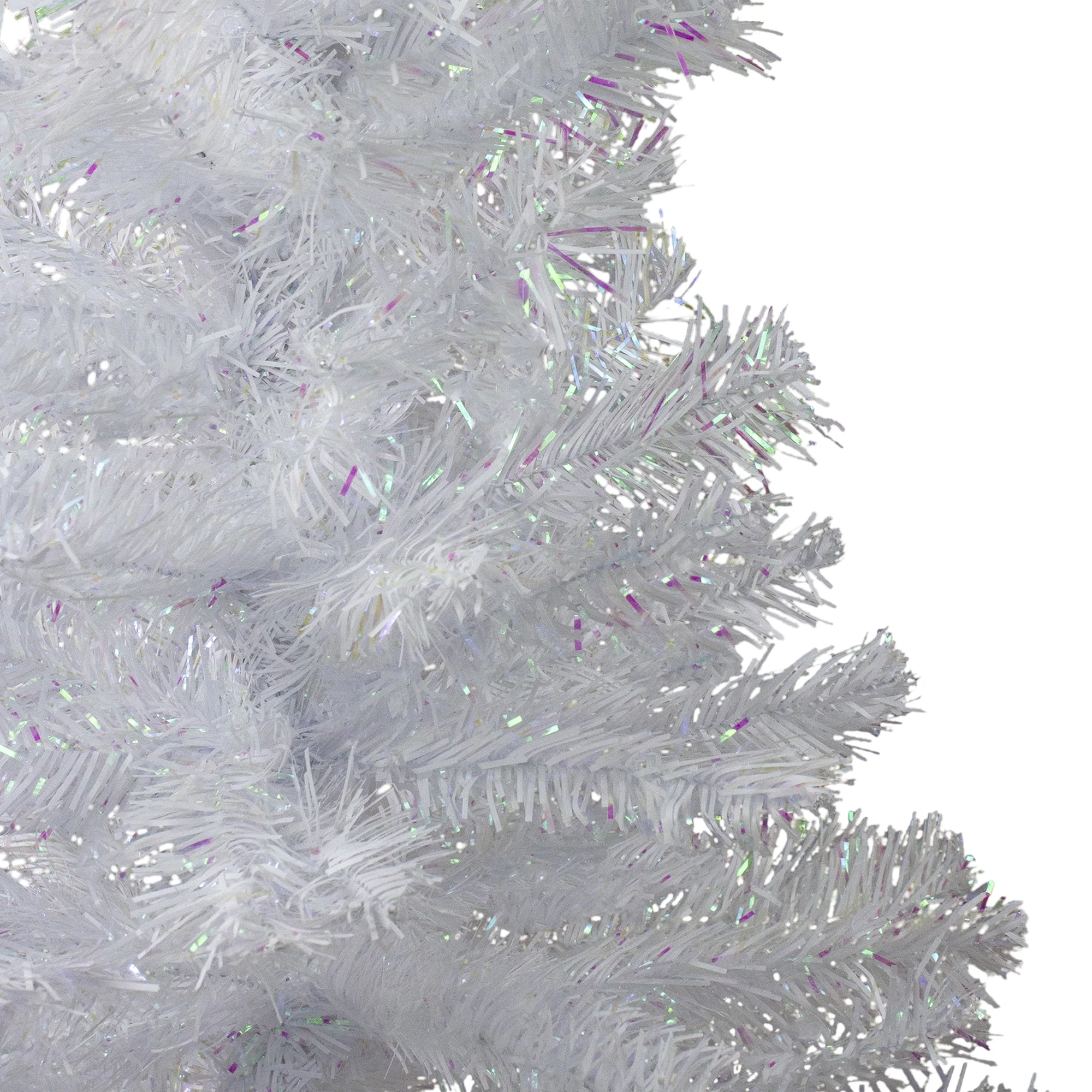 White Iridescent Pine Artificial Christmas Tree - Unlit 3 Foot