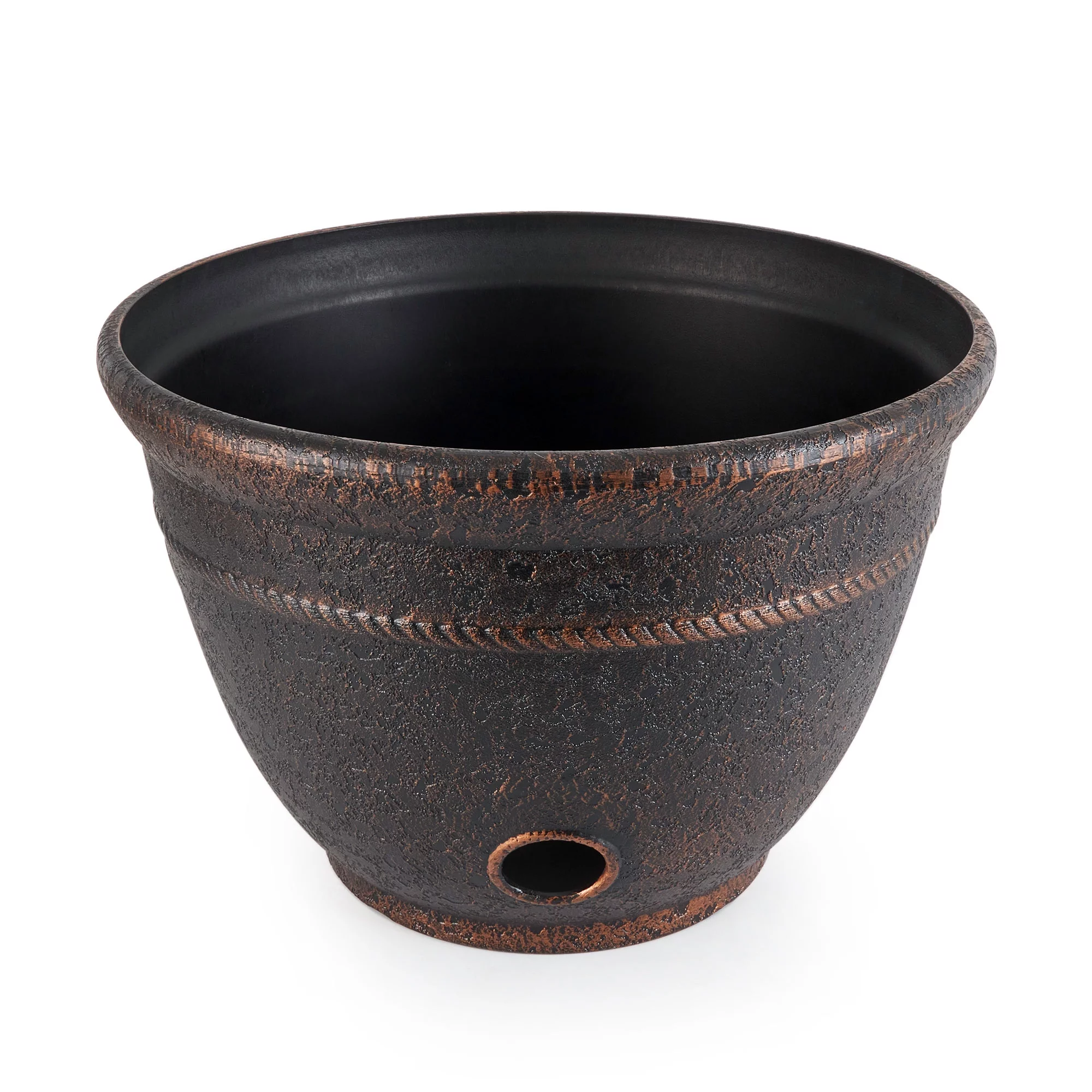 Liberty Garden Banded Rope 100' Hose Pot