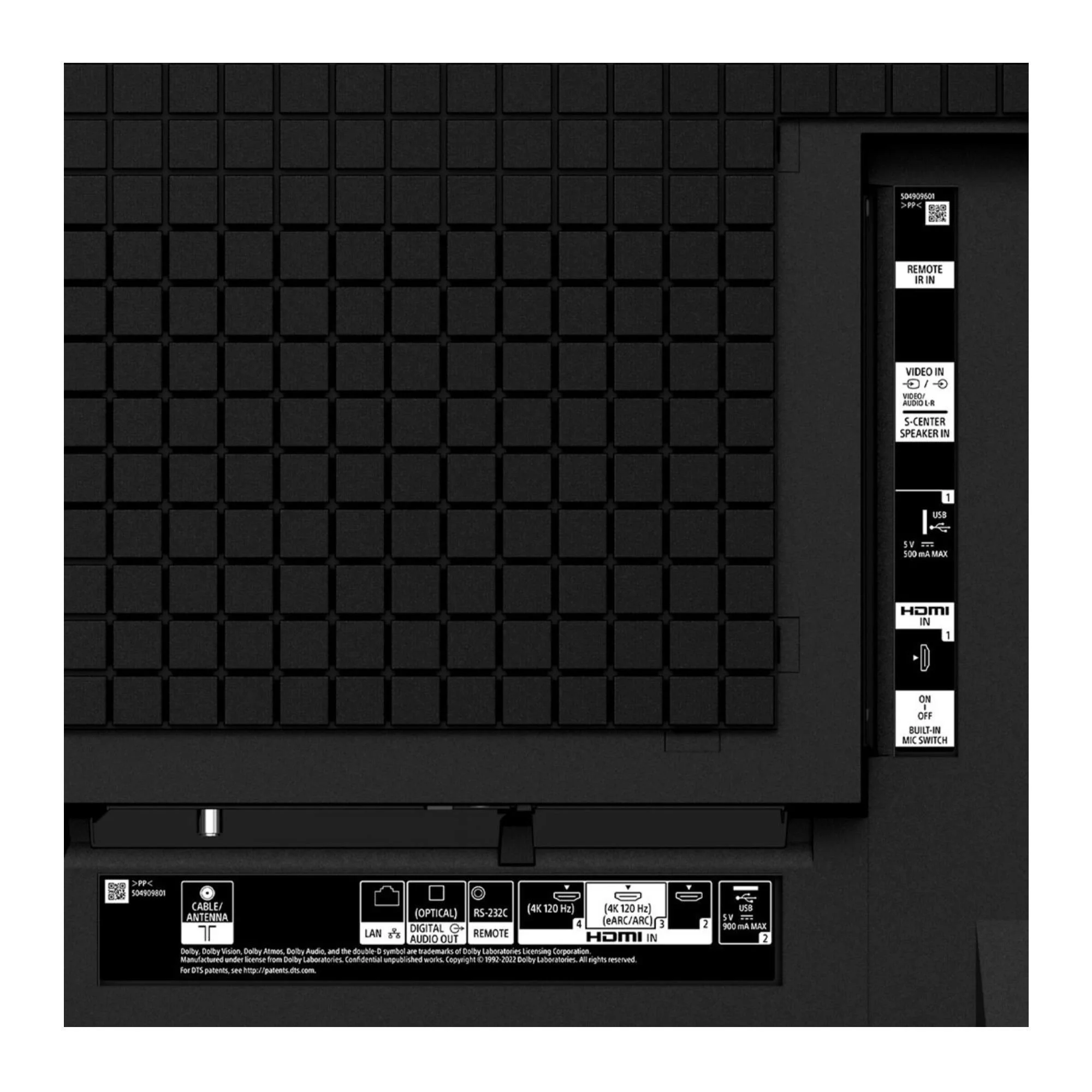 Sony BRAVIA XR 85 Class X93L 4K HDR TV (2023 Model) with Mount and Cable