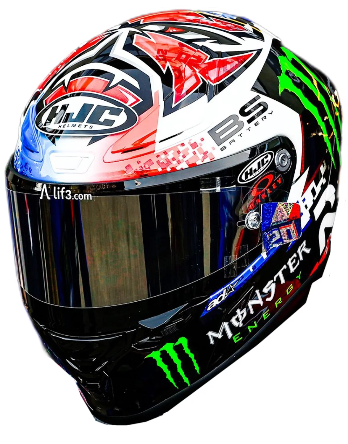 HJC RPHA 1N Fabio Quartararo LeMans Replica Motorcycle Helmet Blue MD