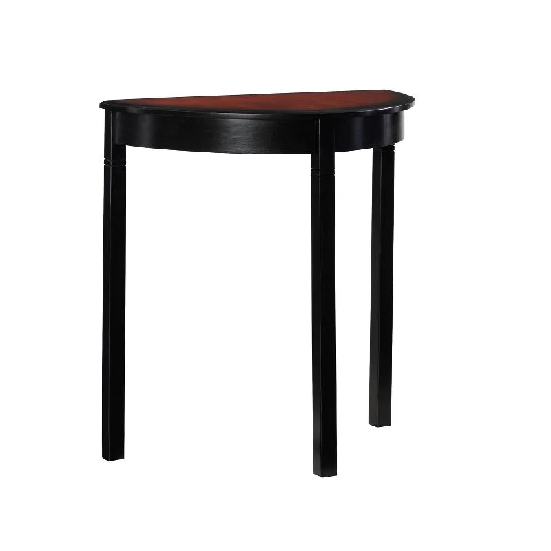 Black Wood Console Camden Table, 26