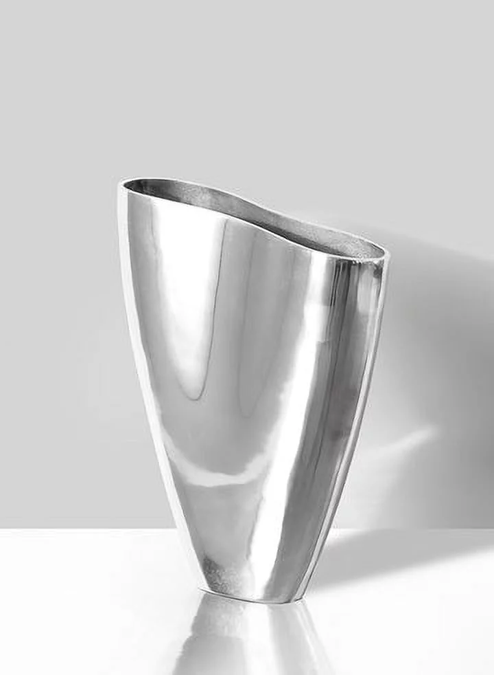 Serene Spaces Living Tulip Aluminum Vase, 3.5