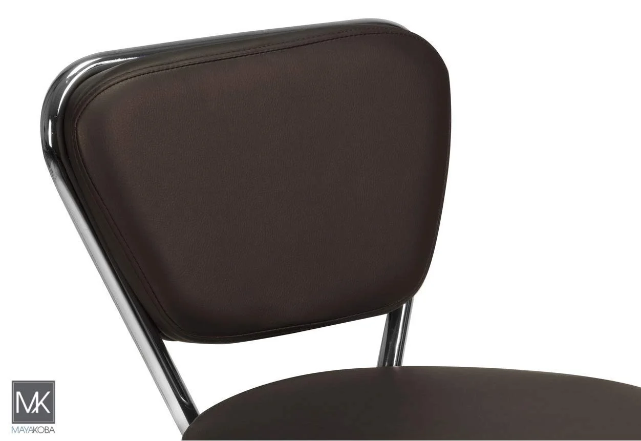 Dayton Pedicure Stool (Coffee) Pneumatic, Adjustable Height, Perfect For Nail Salon, Pedicure Spa