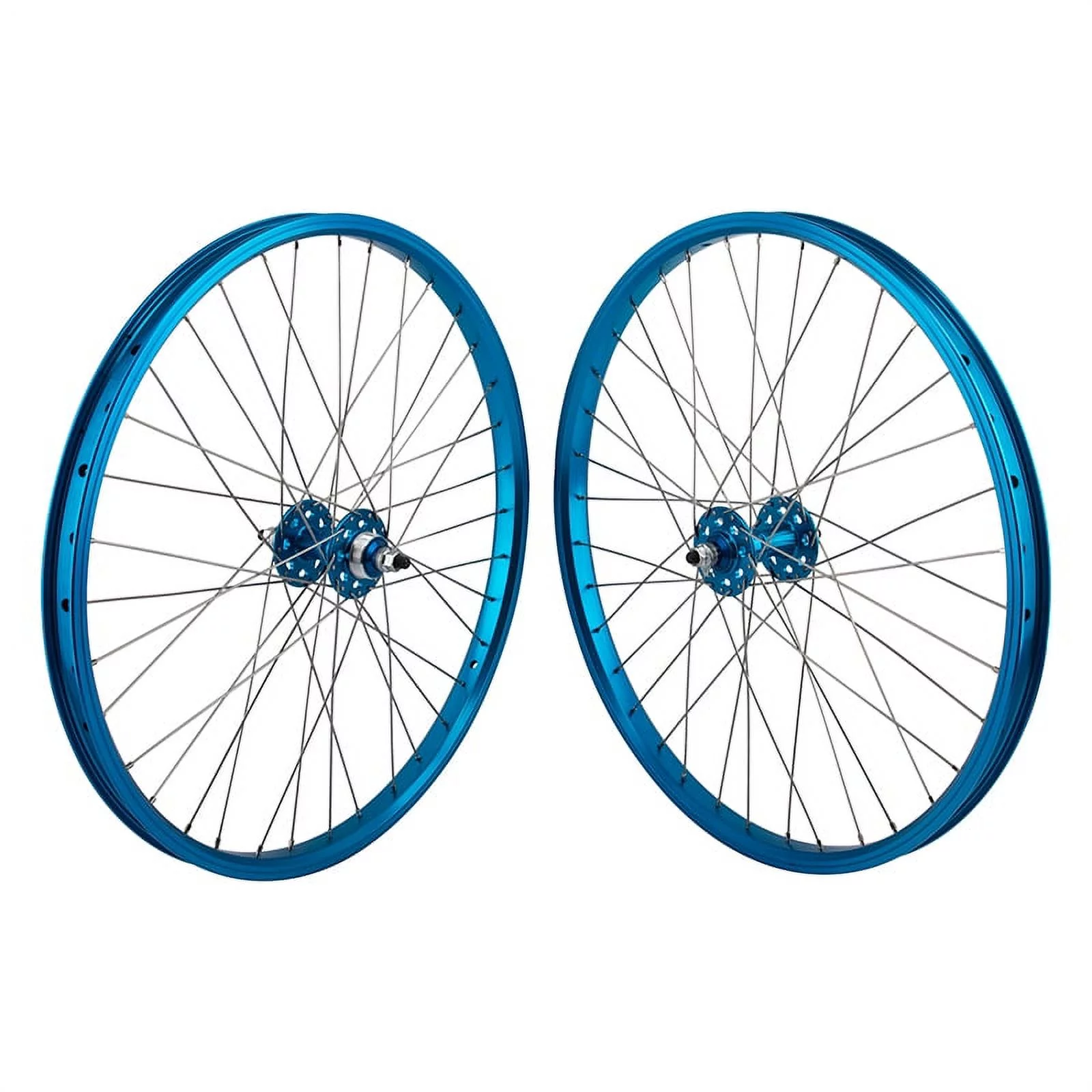 Se Bikes J24SG Wheelset 24in B/O 3/8inx100-110mm FW Rim Brake Clincher Blue