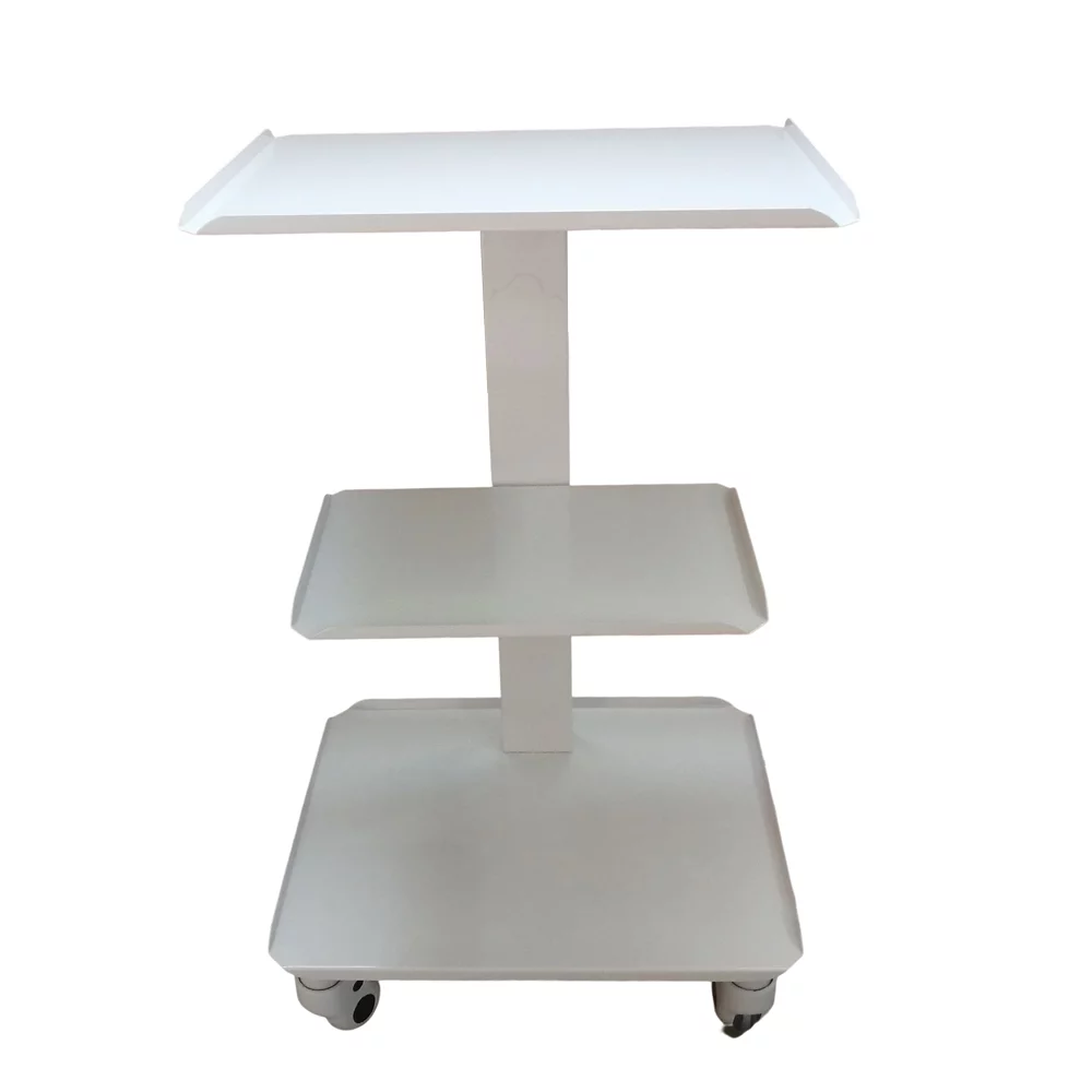 INTSUPERMAI Mobile Steel Cart 3 Layers Medical Cart Mobile Trolley
