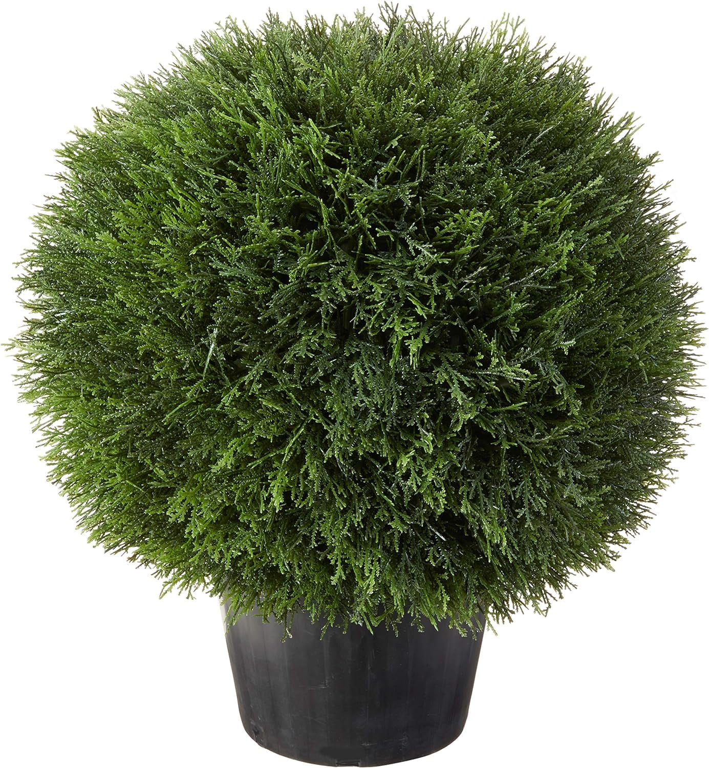 Silk Décor Cedar Topiary In Pot, 20-Inch, een