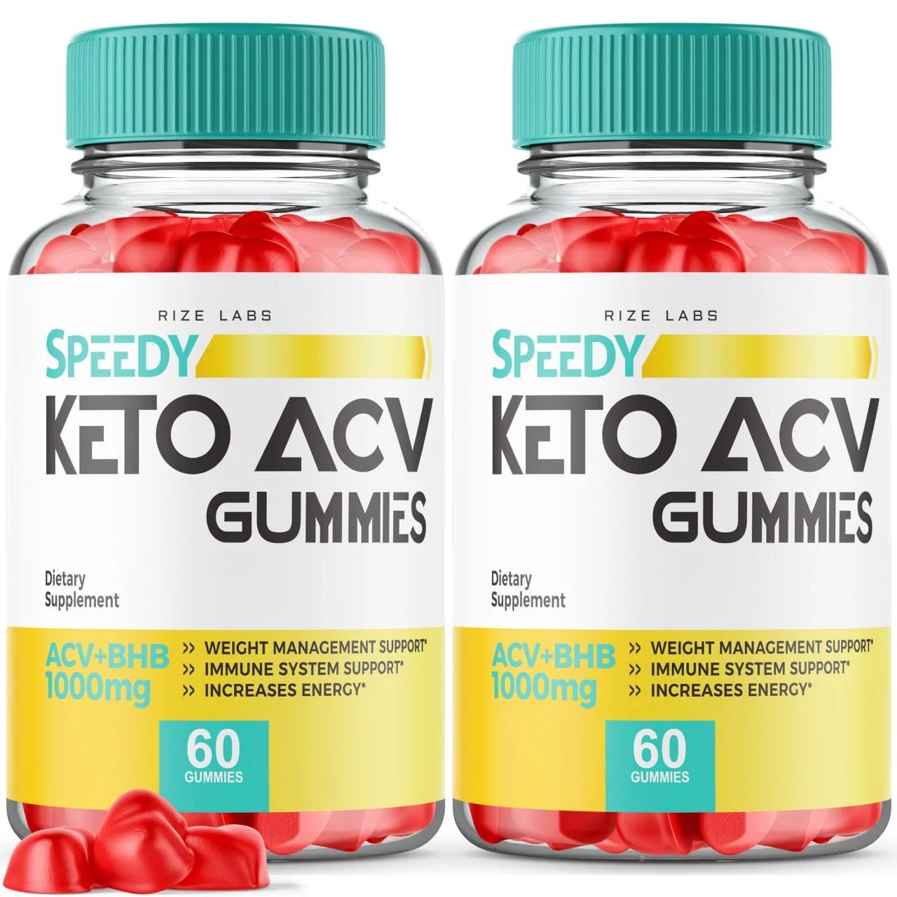 (2 Pack) Speedy Keto Gummies - Speedy Keto ACV Gummies, Speedy Advanced Formula (120 Gummies)