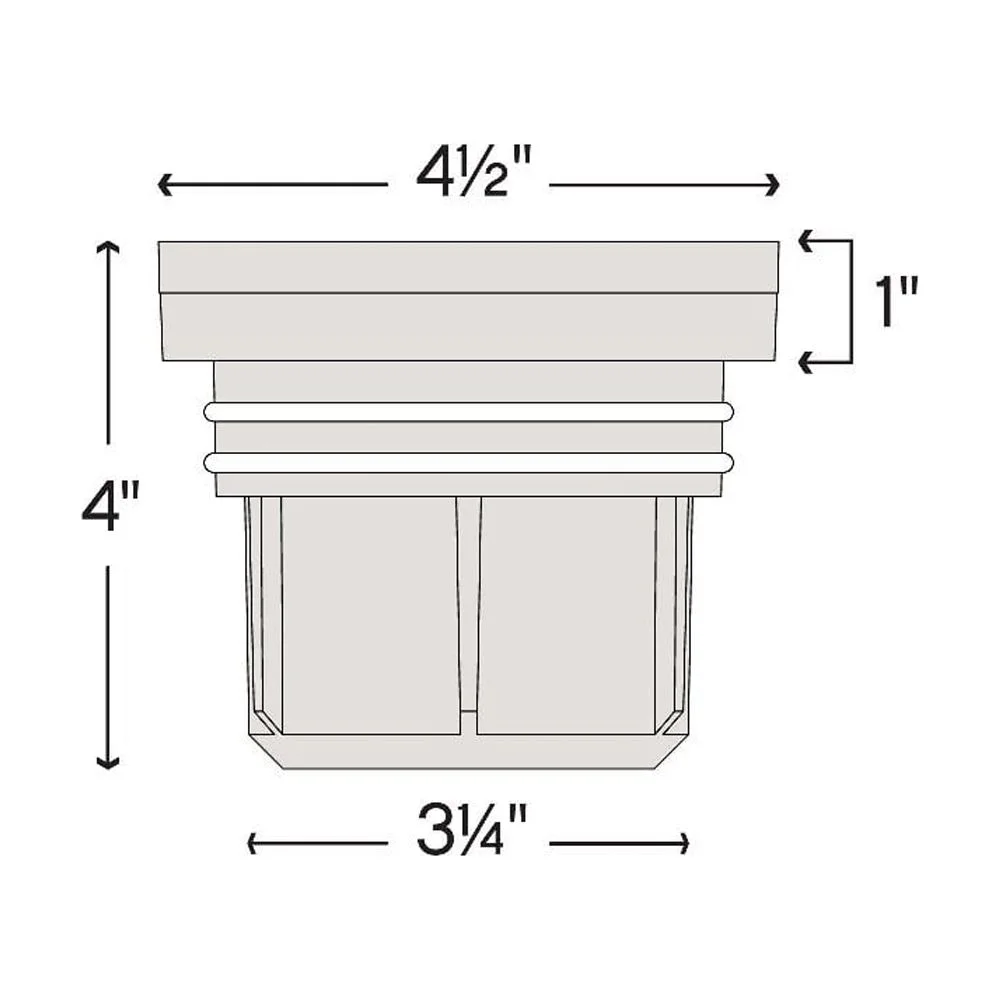 Hinkley Lighting 15702-8W3k 12V 8W 3000K Led Flat Top Modular Well Light - Bronze