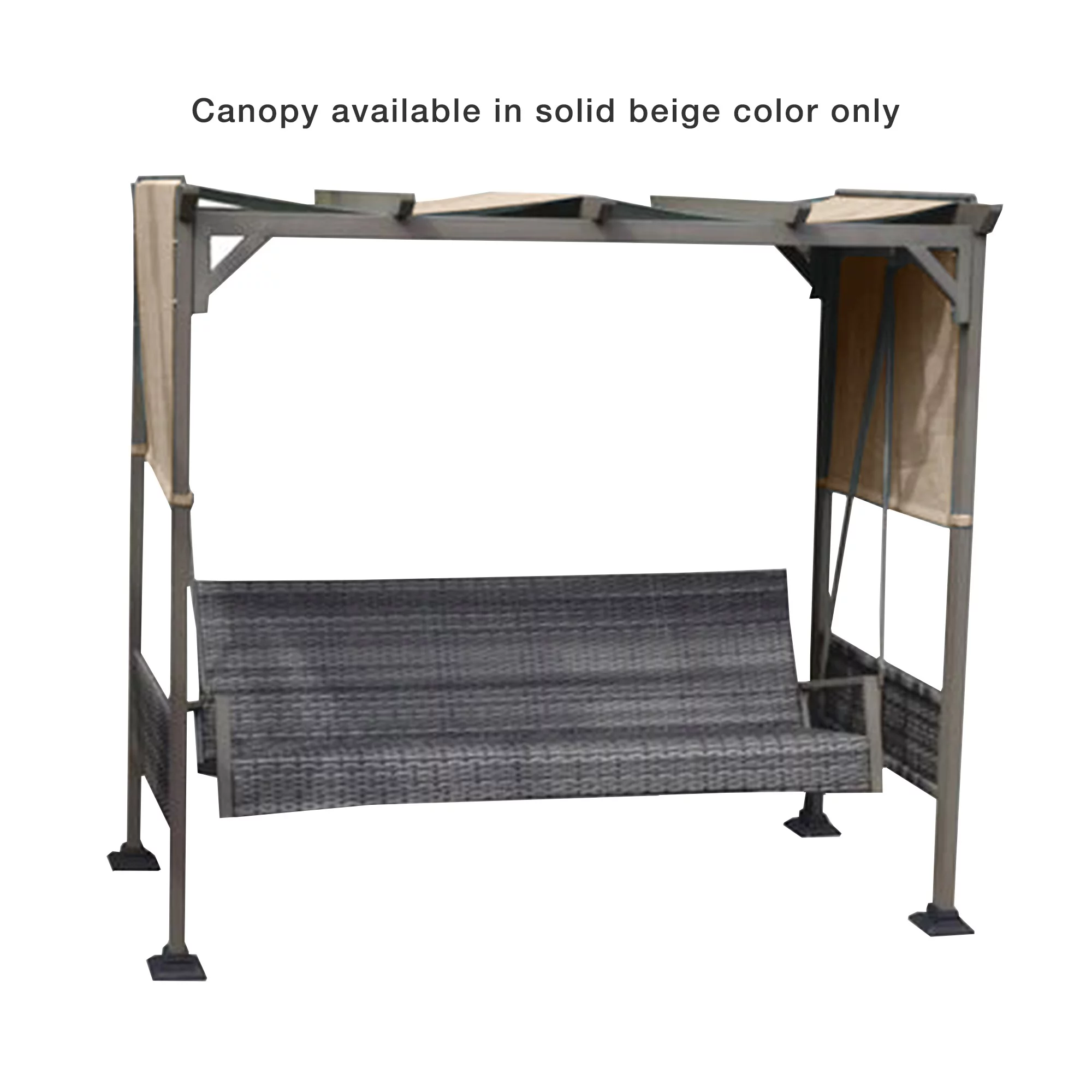 Garden Winds Replacement Canopy Top Cover for the Windon Park Swing -RipLock 350