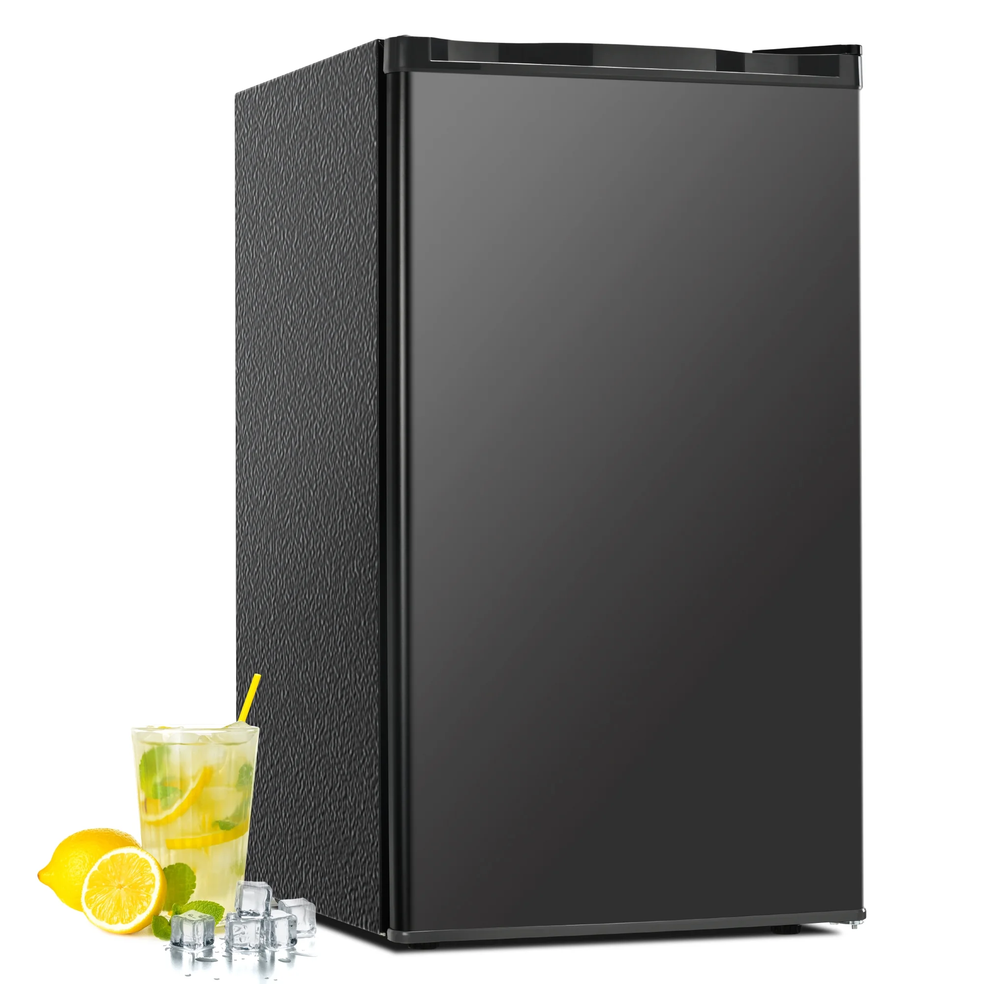 Simzlife 3.2 Cu.ft Mini Fridge with Freezer, Compact Design with Single Door, 19.3 in D, 31.9 in H