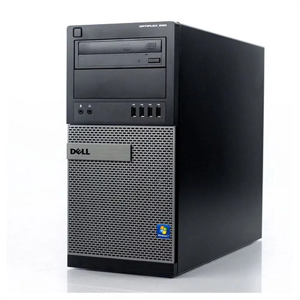 Restored Dell Optiplex Desktop Computer Bundle with an Intel Core i5 Processor 4GB RAM 160GB HD DVD-RW Wifi and a 19