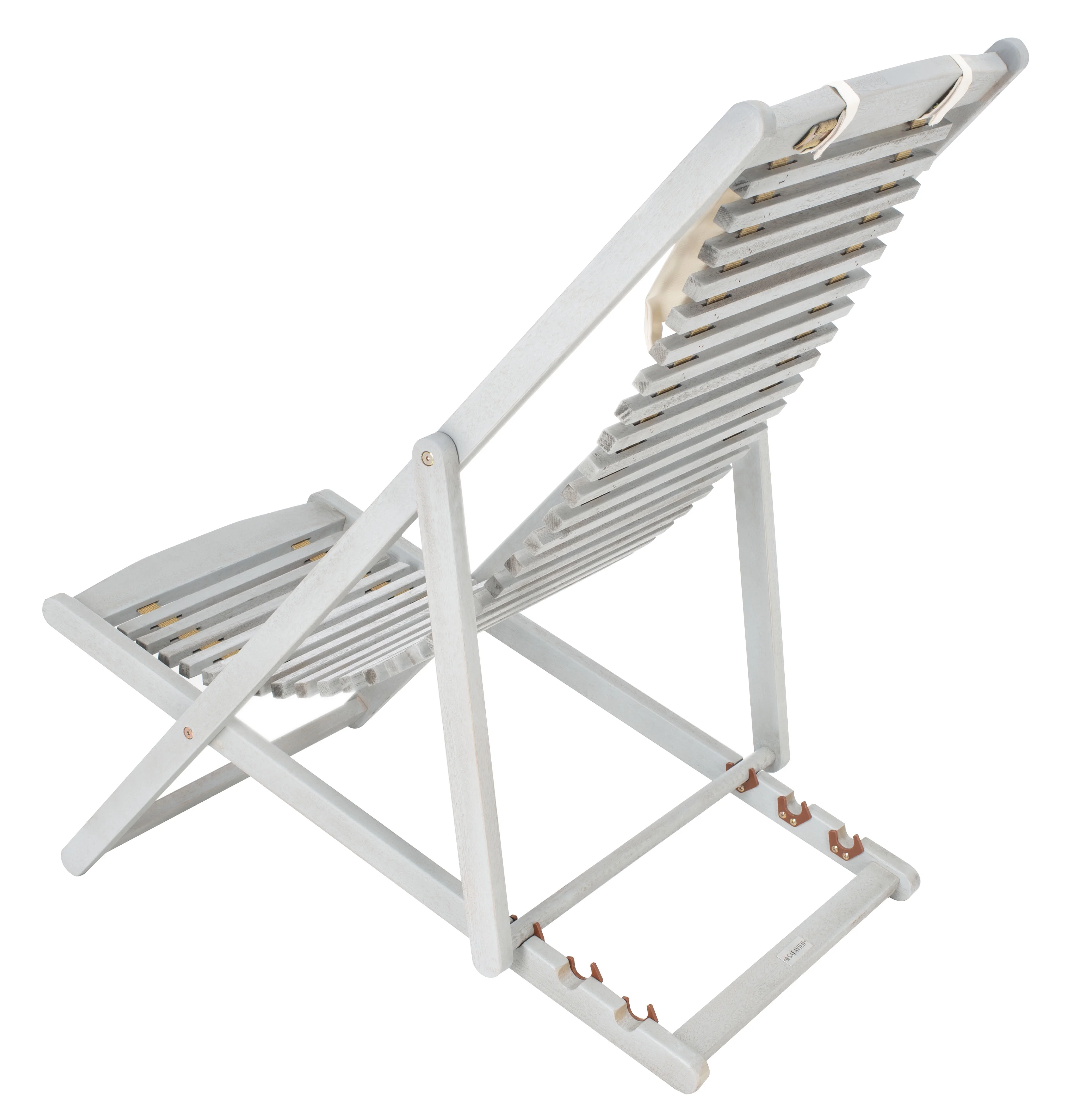 SAFAVIEH Rendi Relax Chair With Pillow, Grey/Beige, Set of 2