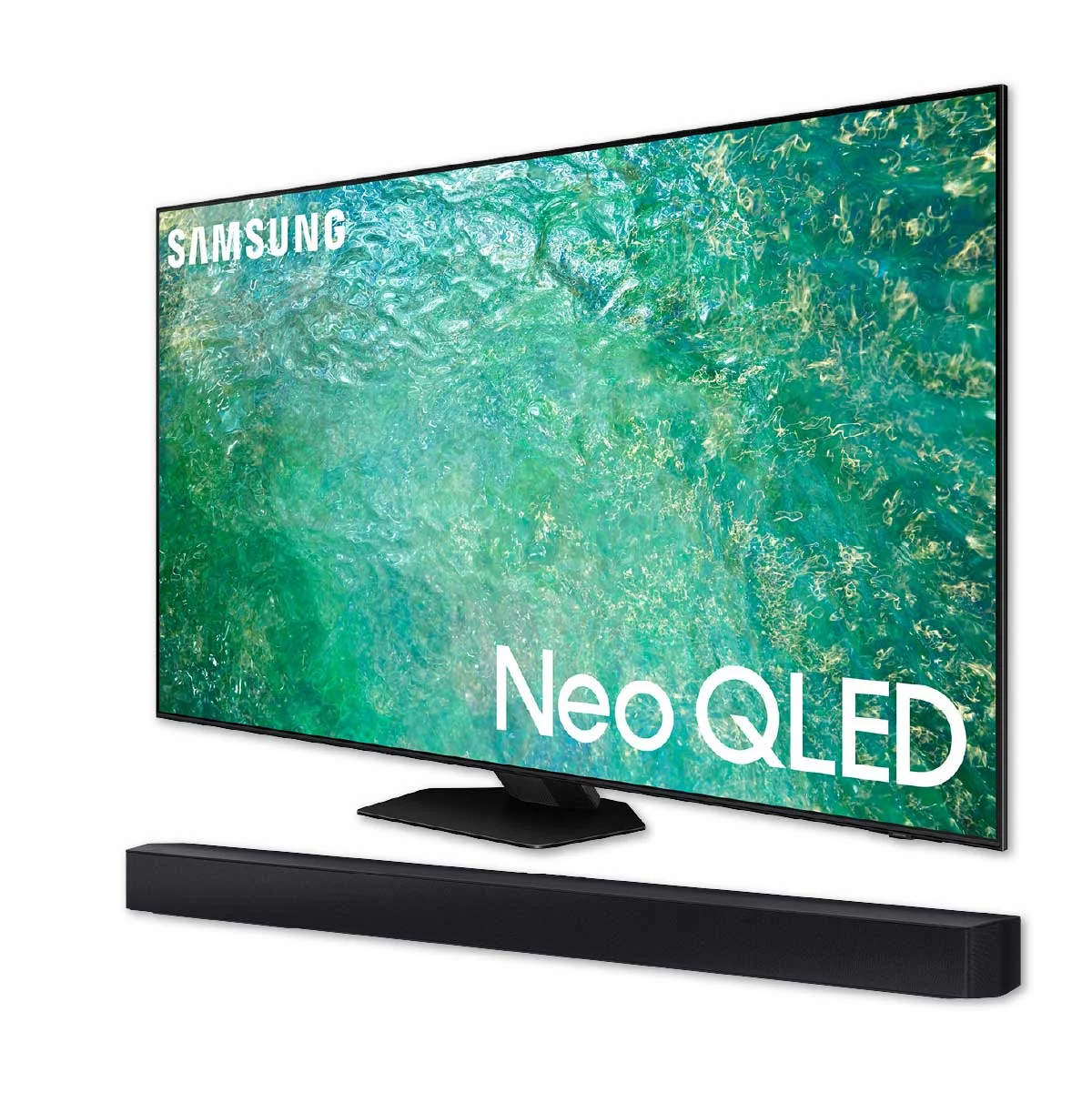 SAMSUNG 65-Inch Class Neo QLED 4K QN65QN85CDFXZA Smart TV (2023) Bundle HW-C450 2.1ch Soundbar (2023)