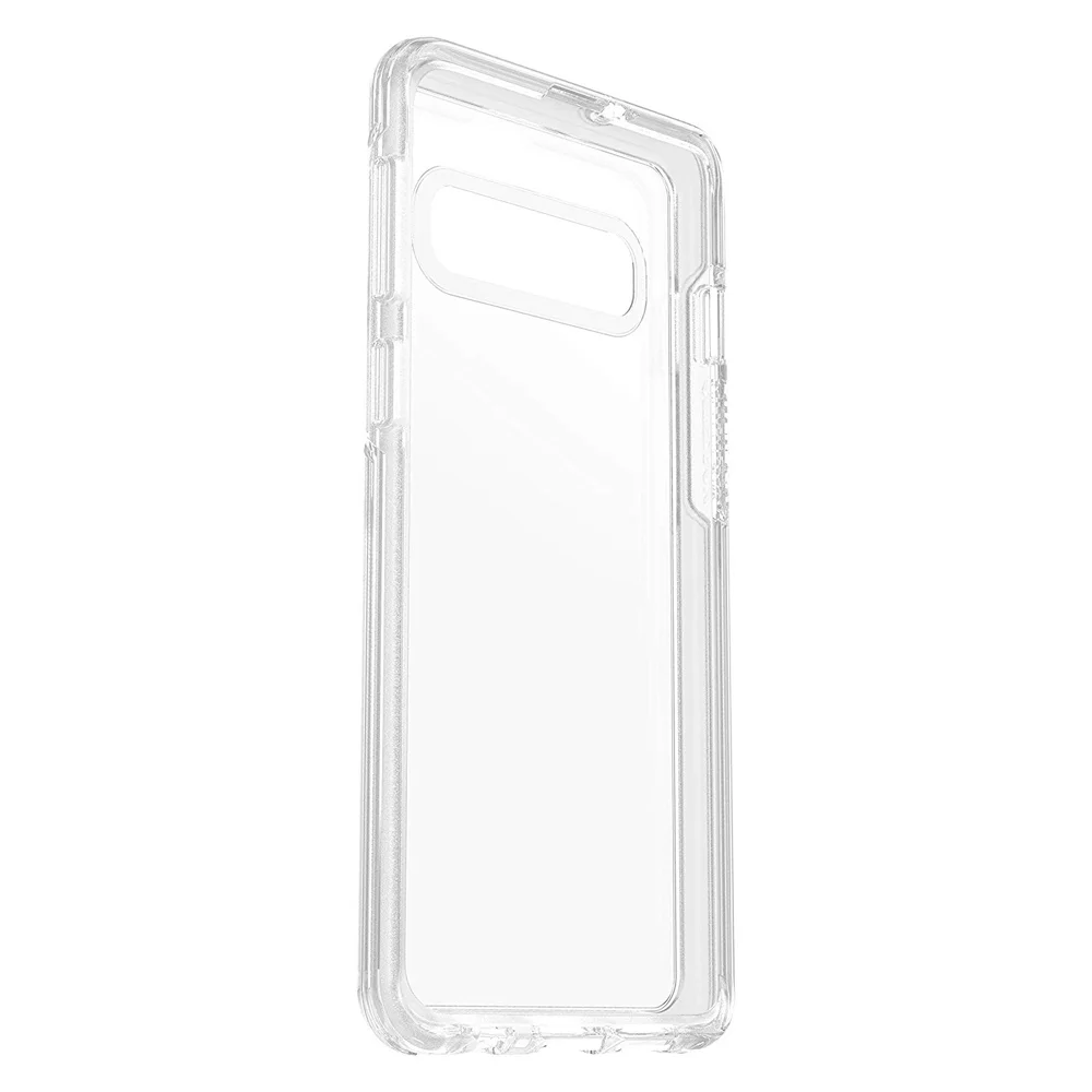 OtterBox Symmetry Series Clear Drop Protection Rubber Case for Samsung Galaxy S10 - Clear