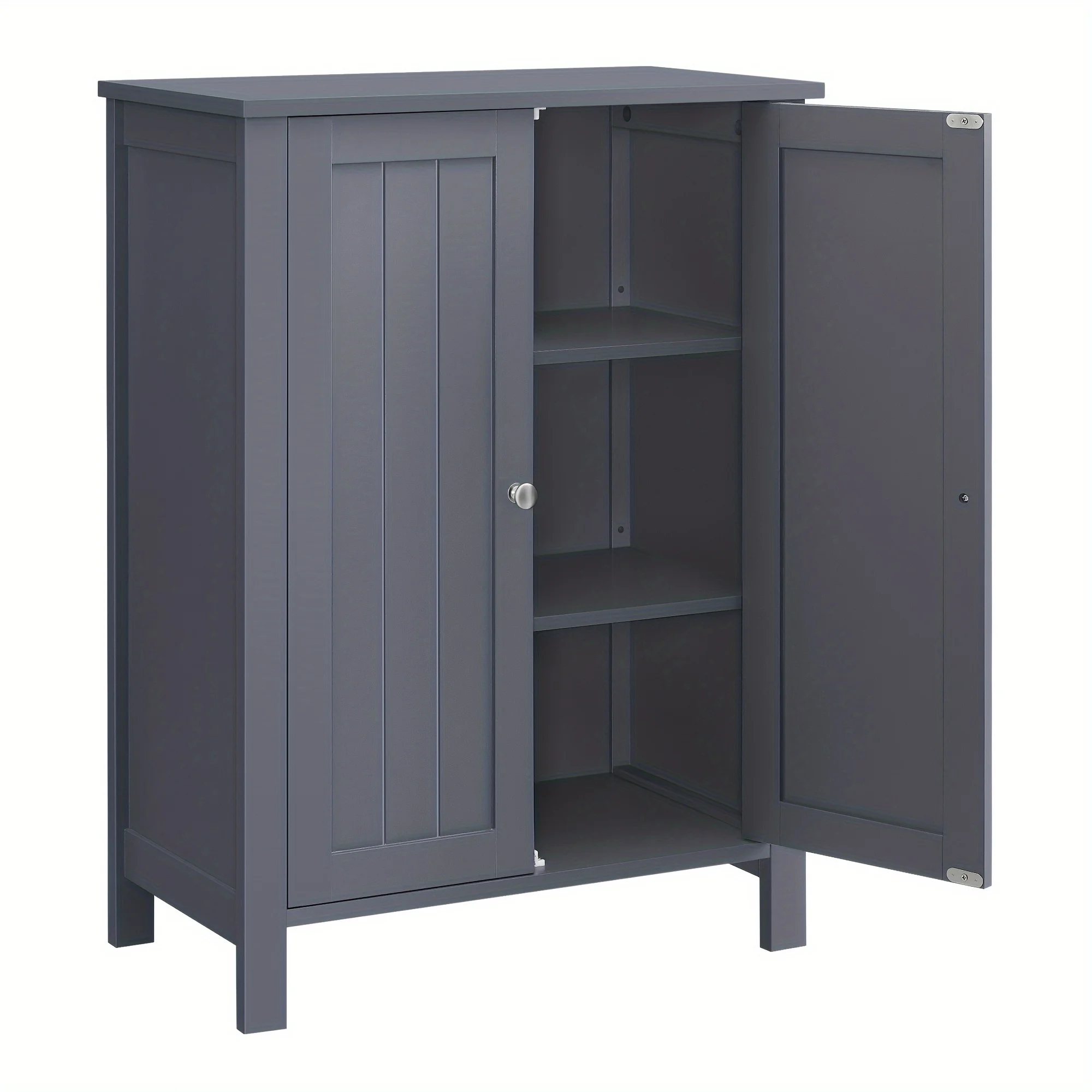 VASAGLE Bathroom Floor Storage Cabinet, Bathroom Storage Unit with 2 Adjustable Shelves, Bathroom Cabinet Freestanding, 11.8 x 23.6 x 31.5 Inches